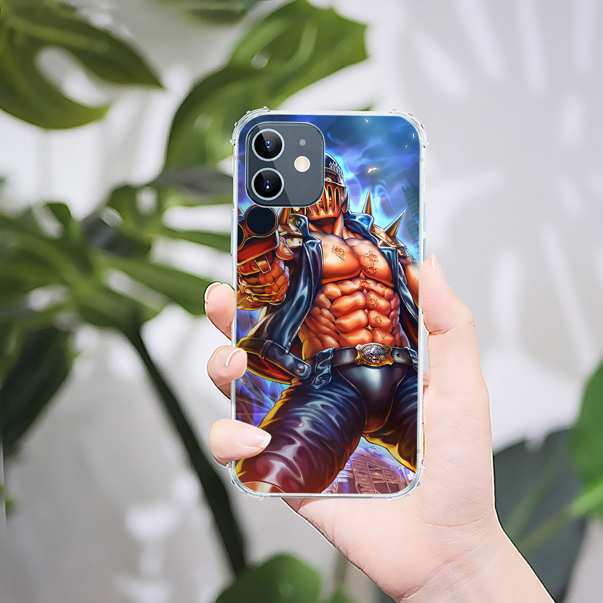 （画像用） 北斗の拳 Fist of the North Star 【iPhone 12シリーズ対応】透明スマホケース（クリアソフトケース）